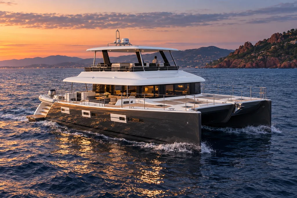 Lagoon 630 Motor Yacht near the Estérel coast