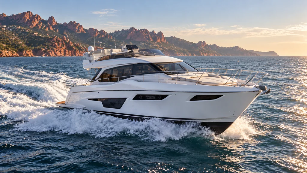Ferretti Yachts 500 exterior near Théoule