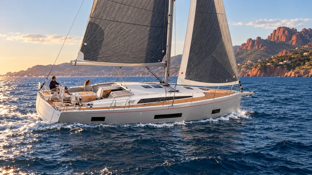 Beneteau Oceanis 46.1 exterior near Théoule