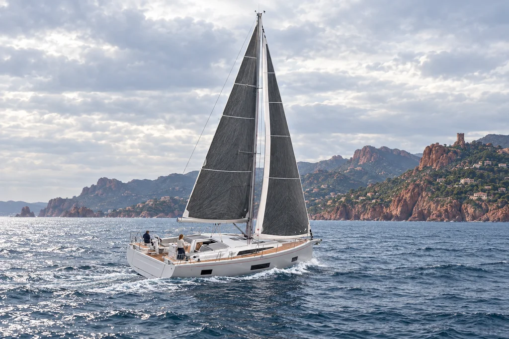 Beneteau Oceanis 46.1 sur la côte de Théoule-sur-Mer